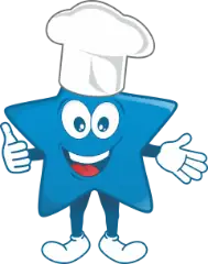 Mascote azul da Sergel